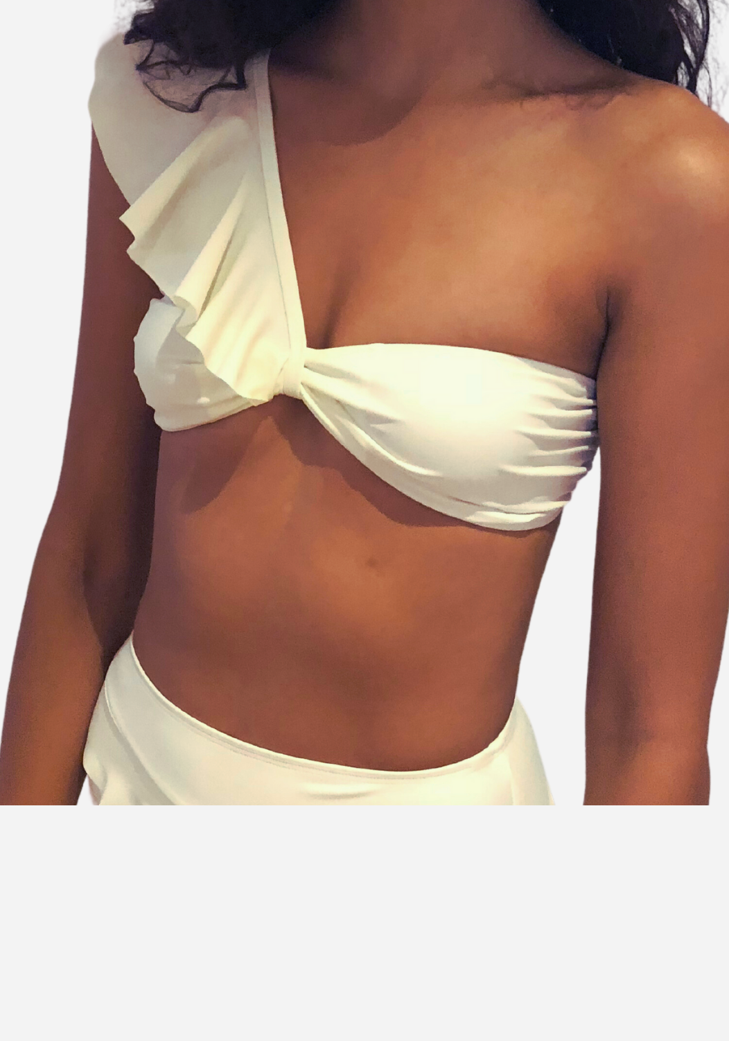 Sea Glass Bikini Top Ivory