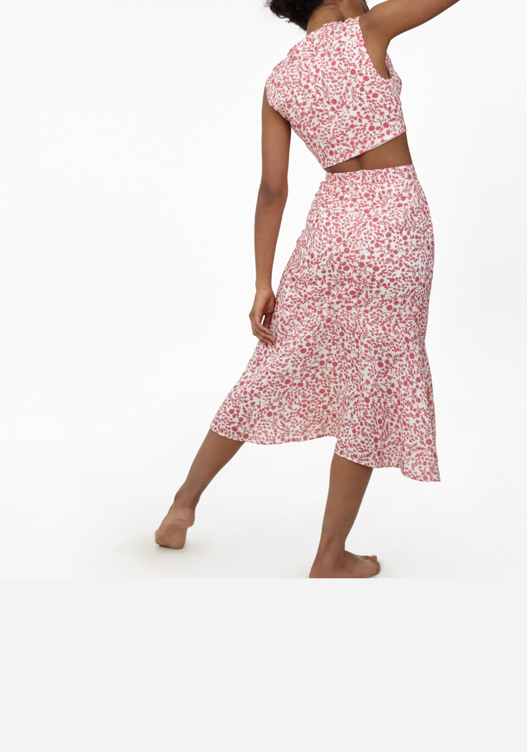 Tidepool Midi Skirt Cotton