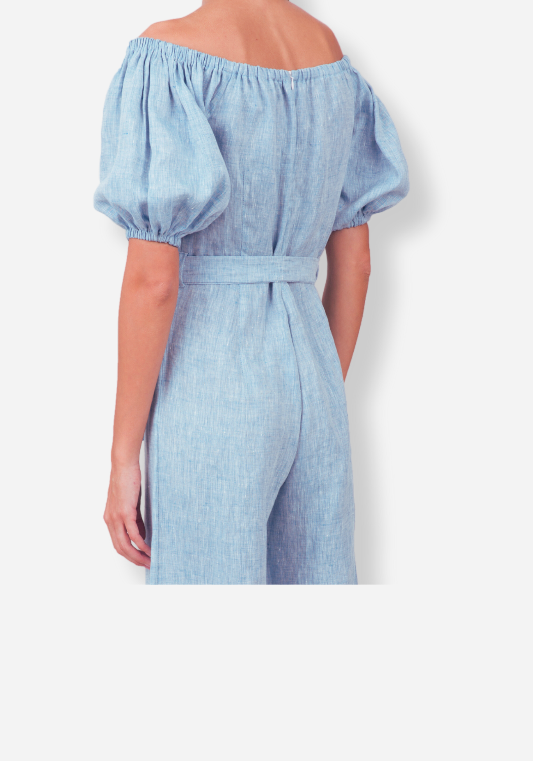 6 Shore Road Blue Linen Jumpsuit