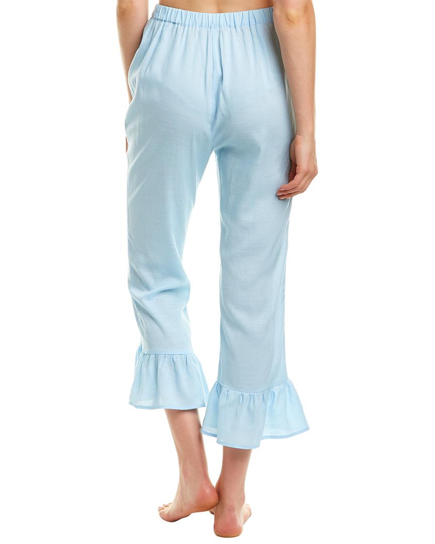 Ruffle Beach linen pants