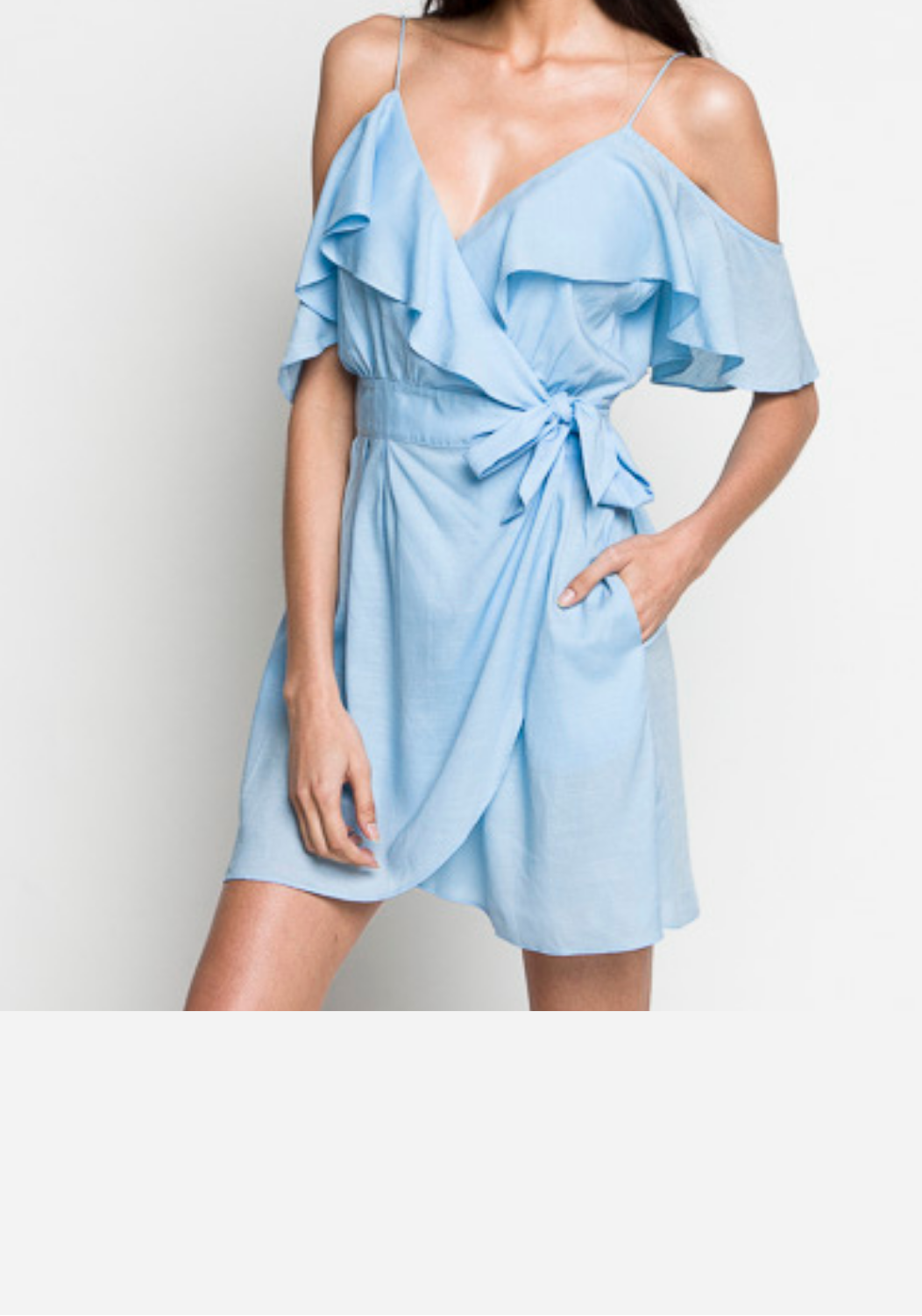 Linen Wrap Dress